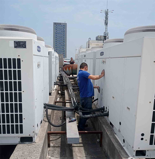 旺苍中央空调制热和不制冷系统维修方法